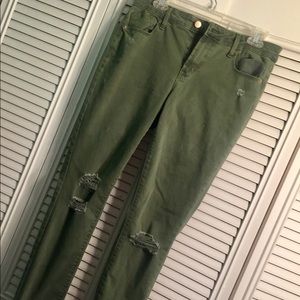 Green jean